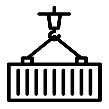 Packaging and Container Manufacturing Icon - Industrial Metal Press